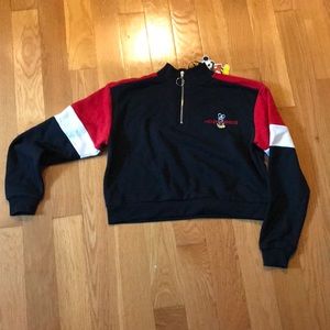Mickey Mouse o-ring zip up pullover